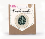 Kit punch needle feuille ø 20 cm