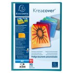 Porte-vues PP A4 180 vues KREACOVER ass. EXACOMPTA