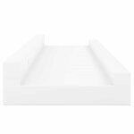 vidaXL Étagères à rebord pour cadre photo 2 Pièces Blanc 60x9x3 cm MDF