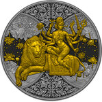 Pièce de monnaie en Argent 2000 Francs g 31.1 (1 oz) Millésime 2023 Hindu Religion DURGA