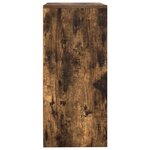 vidaXL Buffet chêne fumé 57x34x76 cm bois d'ingénierie