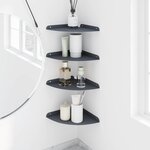 vidaXL Étagère flottante 4 Pièces Anthracite 24 x 24 x 2 3 cm