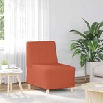 vidaXL Unité de Sofa Modulaire Sans Accoudoirs Orange 55 x 74 x 82 cm