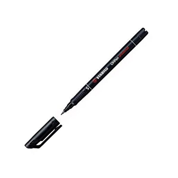 Feutre pour Transparent OHPen Permanent Pointe superfine Noir STABILO