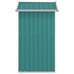 vidaXL Abri de jardin Vert 126x97 5x177 cm Acier galvanisé