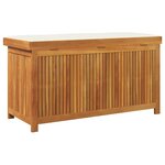 vidaXL Boîte à coussins d'extérieur 113x50x60 5cm bois massif d'acacia