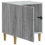 vidaXL Cabinet de chevet 2 Pièces Sonoma gris 43 x 34 5 x 50 cm