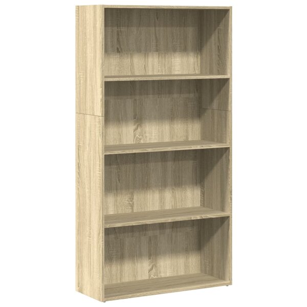 vidaXL Bibliothèque chêne sonoma 80x30x152 cm bois d'ingénierie