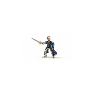 Prince Philippe en Armure Bleue - Figurine de Chevalier