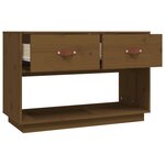 vidaXL Meuble TV Marron miel 90x40x60 cm Bois de pin massif