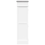 vidaXL Armoire à chaussures Gris 50 x 28 x 98 cm Bois de Paulownia