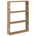 vidaXL Étagère murale chêne artisanal 43x9x60 cm bois d'ingénierie