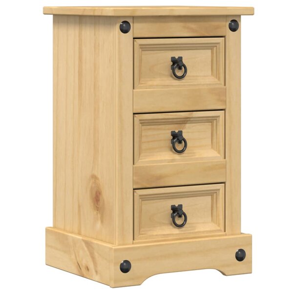 vidaXL Table de chevet Corona 35x32 5x58 cm bois de pin massif