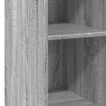vidaXL Buffet sonoma gris 30x41x93 cm bois d'ingénierie