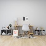 vidaXL Meubles TV 4 Pièces gris béton 37x35x37 cm bois d’ingénierie