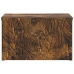 vidaXL Table d'appoint murale Chêne fumé 34 5 x 33 x 20 cm