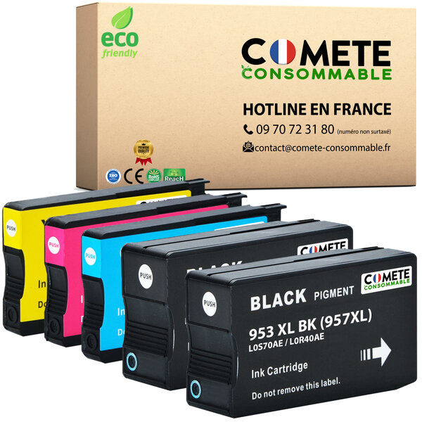 CARTOUCHE 5pack 953XL Compatibles avec HP  Officejet-COMETE Entreprise française
