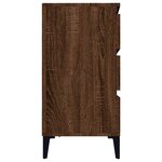 vidaXL Buffet Chêne marron 60x35x70 cm Bois d'ingénierie
