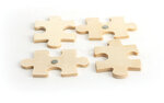 Magnet Puzzle en bois 5 cm 4 pièces