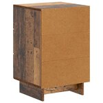 vidaXL Cabinet de chevet avec tiroir Bois ancien 43 x 41 x 66 5 cm