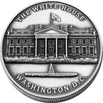 Pièce de monnaie en Argent 2 Dollars g 31.1 (1 oz) Millésime 2024 WHITE HOUSE