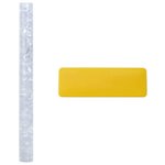 vidaXL Film de fenêtre statique Motif fleurs 60 x 500 cm PVC