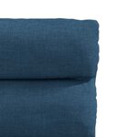 vidaXL Chaises à manger lot de 4 bleu tissu