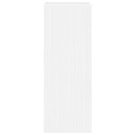 vidaXL Meuble TV mural Montage mural Blanc Brillant 30 x 31 x 80 cm