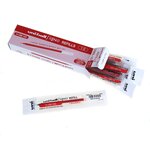 Recharge pour Roller UM153 encre gel Signo Broad UMR10 Pointe Large 1mm Rouge x 12 UNI-BALL