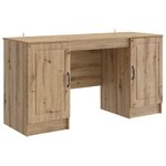 vidaXL Bureau Chêne artisanal 142 5 x 50 x 75 cm Bois d'ingénierie
