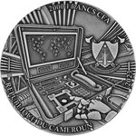 Pièce de monnaie en Argent 2000 Francs g 62.2 (2 oz) Millésime 2023 End of Humanity AWARENESS