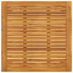 vidaXL Table de jardin 85x85x74 cm Bois d'acacia massif
