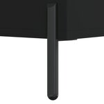 vidaXL Buffet noir 34 5x32 5x90 cm bois d'ingénierie