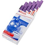 Marqueur Peinture Brillante 750 Violet Pointe Ronde 2-4 mm x 10 EDDING
