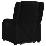 vidaXL Fauteuil de massage inclinable Noir Tissu