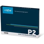 CRUCIAL P2 SSD 500 Go 3D NAND NVMe™ PCIe M.2 2280SS (CT500P2SSD8)