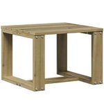 vidaXL Salon de jardin 3 Pièces bois de pin imprégné