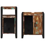 vidaXL Ensemble de mobilier de salle de bain avec étagère 2 Pièces