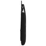 vidaXL Tête de lit suspendue Avec lumière LED Noir Velours