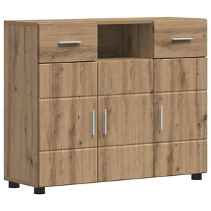 vidaXL Cabinet en Bois avec tiroir Chêne artisanal 88 5 x 30 5 x 73 cm
