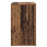 vidaXL Cabinet de chevet Bois ancien 50 x 36 x 60 cm Bois d'ingénierie