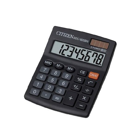 Calculatrice de table petit format Citizen noir CITIZEN