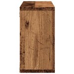 vidaXL Armoire murale 100x16x30 cm vieux bois bois d'ingénierie