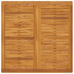 vidaXL Table à manger de jardin 110x110x75 cm bois d'acacia massif