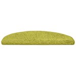 vidaXL Tapis d'escalier auto-adhésifs 15 pc 80 x 24 5 x 3 5 cm Vert