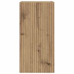 vidaXL Meuble TV mural Chêne artisan 30 x 31 x 60 cm Bois d'ingénierie