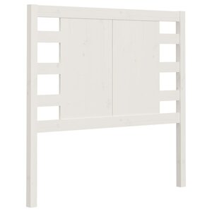 vidaXL Tête de lit Blanc 81x4x100 cm Bois massif de pin