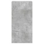 vidaXL Meuble TV mural avec lumières LED gris béton 40 5x35x80 cm