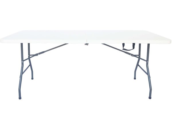 Table de jardin pliante "Foldy" - 180 x 74 x 74 cm - Blanc