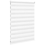 vidaXL Store zèbre blanc 100x100 cm largeur du tissu 95 9cm polyester